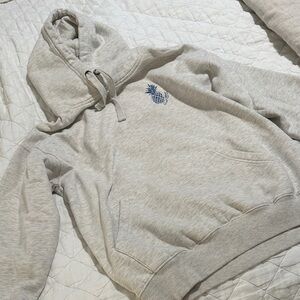 Quietstorm Gray Hoodie with Pineapple  🍍